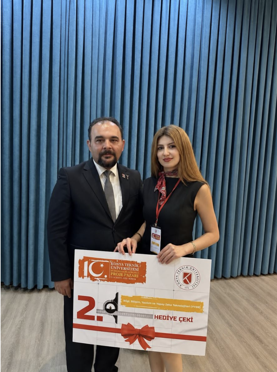 Konya Teknik Üniversitesi Proje Pazarı 2.lik Ödülü